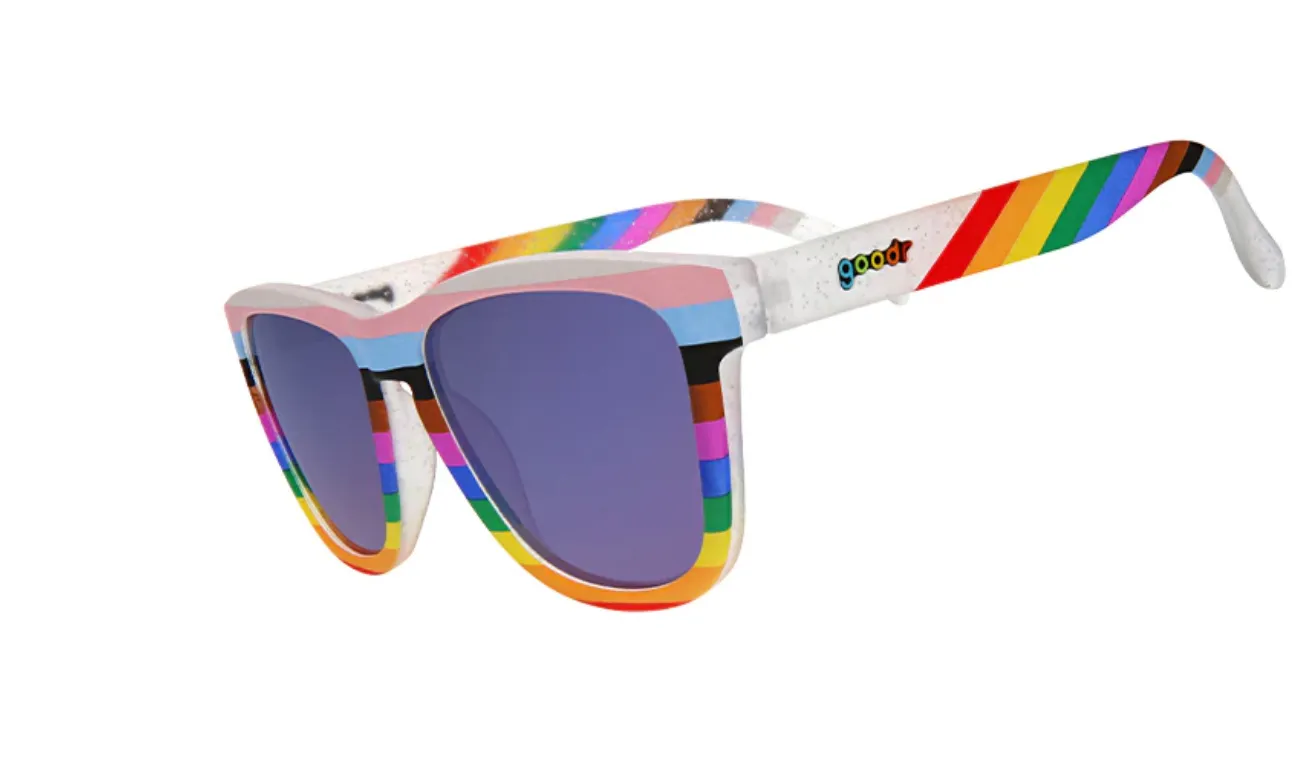 Goodr Sunglasses I Can See Queerly Now Rainbow