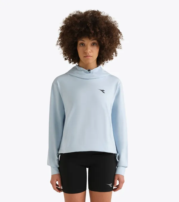 Diadora L. Jersey Pullover Hoodie Run Crew 65234 Skyride