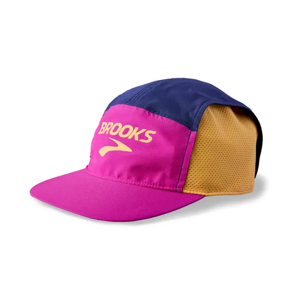 Brooks Propel Mesh Hat 2.0 556 Magenta/Midnight/Brooks Logo