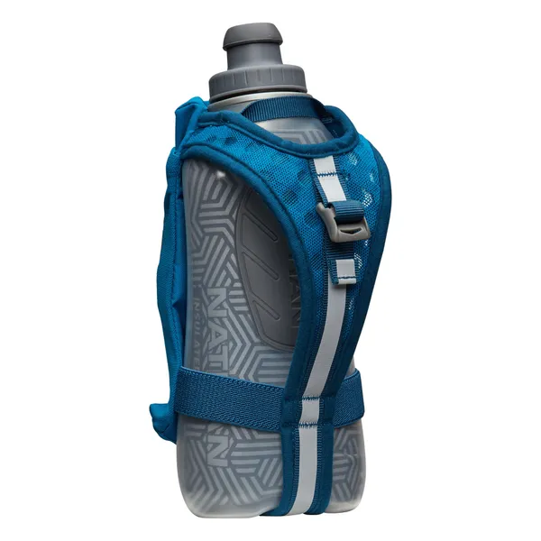 Nathan SpeedDraw 2 18oz Ins. Flask Deep Blue/Reflective Silver