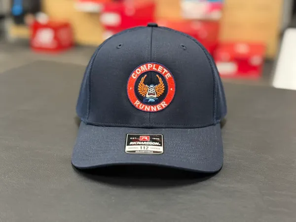Complete Runner CR Embroidered Trucker Hat Navy